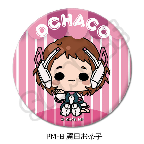 『僕のヒーローアカデミア』POTEmocho 第1弾 丸形缶バッジ(57mm) PM-B 麗日お茶子
