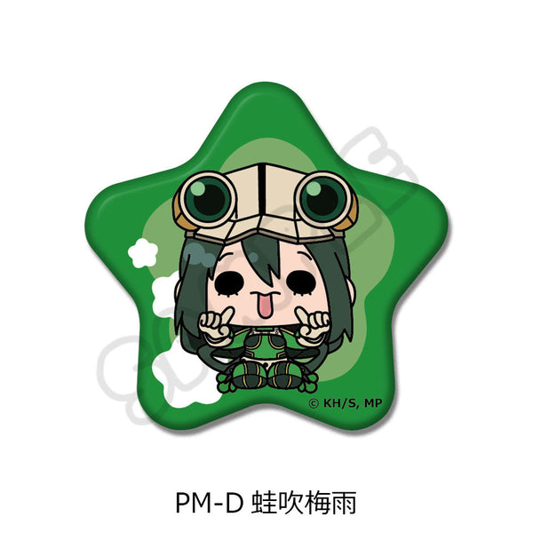 『僕のヒーローアカデミア』POTEmocho 第1弾 星型缶バッジ PM-D 蛙吹梅雨
