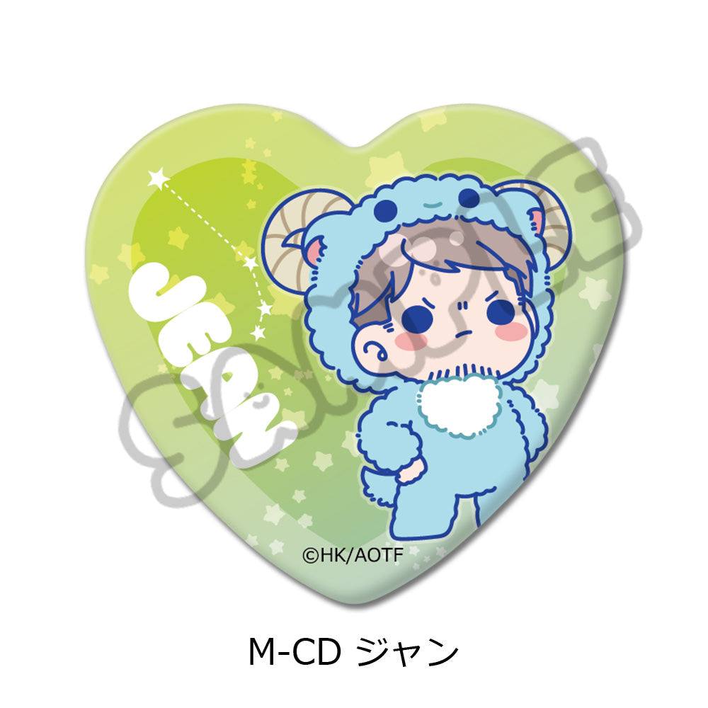 進撃の巨人 The Final Season』第16弾 ハート型缶バッジ M-CD ジャン