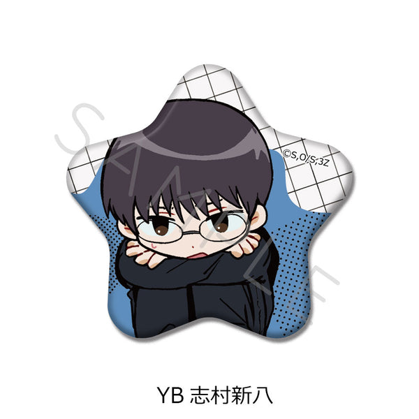 『3年Z組銀八先生』星型缶バッジ ちぽっけシリーズ第2弾 YB 志村新八