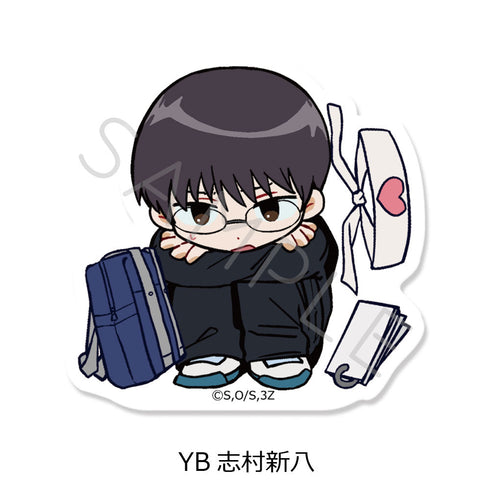 『3年Z組銀八先生』クリアカードステッカー ちぽっけシリーズ第2弾 YB 志村新八