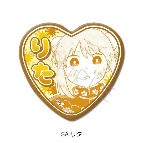 『幼稚園WARS』第2弾 ハート型缶バッジ SA リタ