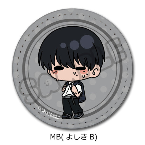 『光が死んだ夏』レザーバッジ(丸形) MB よしきB