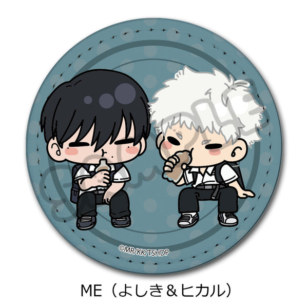 『光が死んだ夏』レザーバッジ(丸形) ME よしき&ヒカル