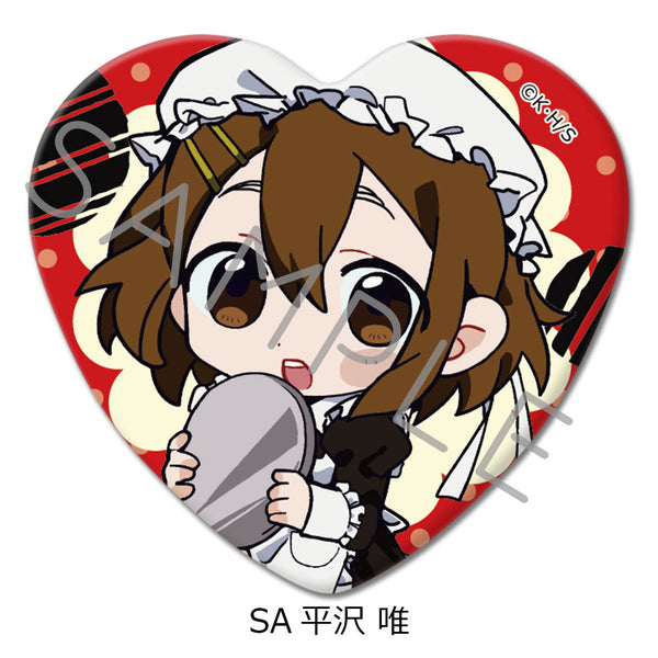 『けいおん!』第2弾 ハート型缶バッジ SA 平沢唯