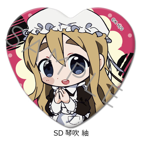 『けいおん!』第2弾 ハート型缶バッジ SD 琴吹紬