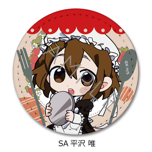 『けいおん!』第2弾 レザーバッジ(丸形) SA 平沢唯