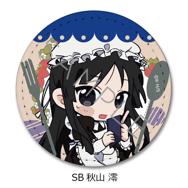 『けいおん!』第2弾 レザーバッジ(丸形) SB 秋山澪