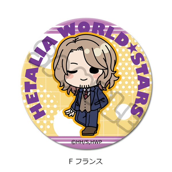 『ヘタリア World☆Stars』丸形缶バッジ(57mm) F フランス