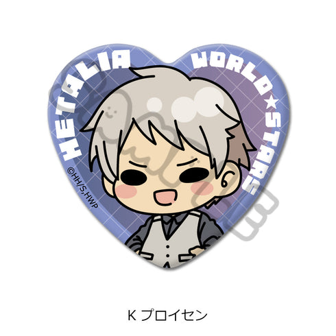『ヘタリア World☆Stars』ハート型缶バッジ K プロイセン