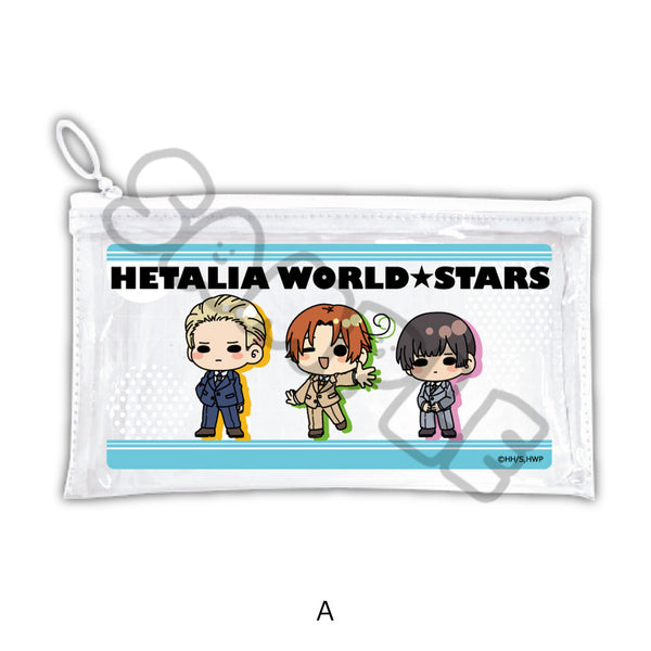 『ヘタリア World☆Stars』フラットクリアポーチ A