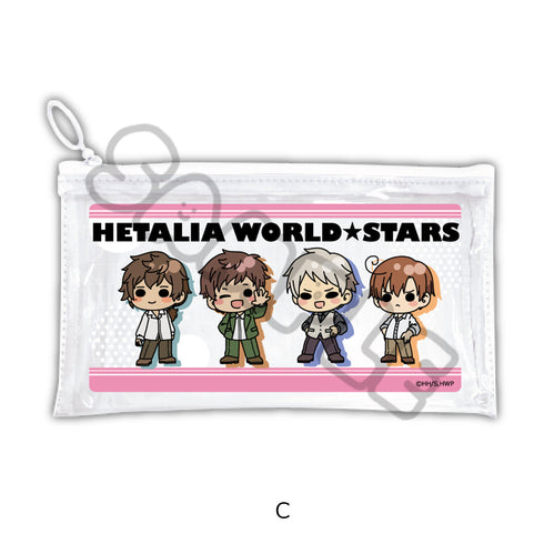 『ヘタリア World☆Stars』フラットクリアポーチ C