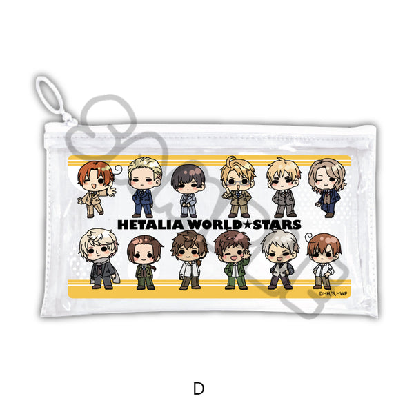 『ヘタリア World☆Stars』フラットクリアポーチ D