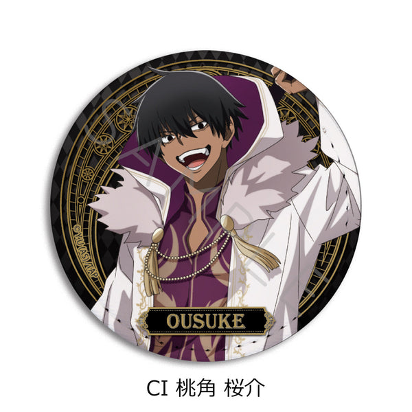 『桃源暗鬼』第4弾 レザーバッジ(丸形) CI 桃角桜介
