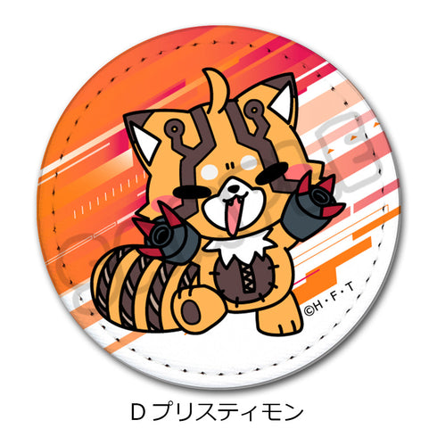 『DIGIMON BEATBREAK』レザーバッジ D プリスティモン