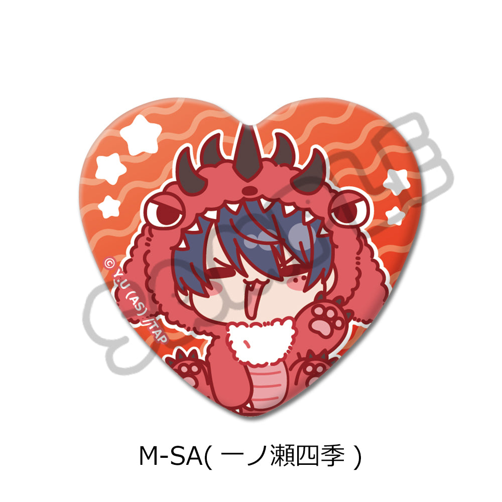 桃源暗鬼』第3弾 ハート型缶バッジ M-SA 一ノ瀬四季 – Anime Store JP