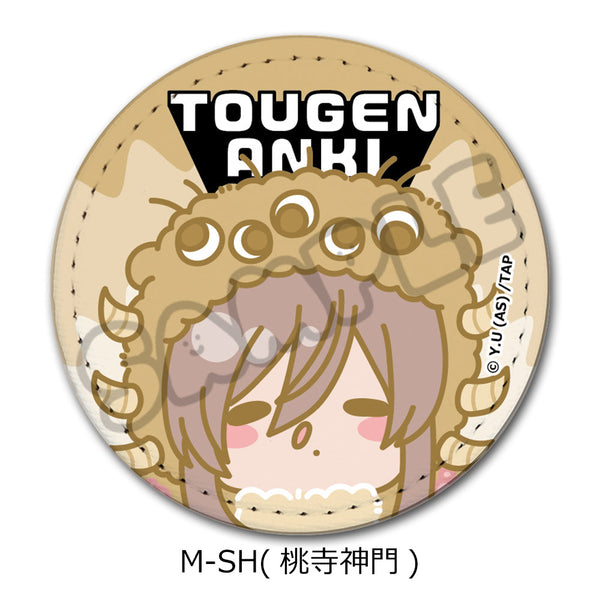 『桃源暗鬼』第3弾 レザーバッジ(丸形) M-SH 桃寺神門