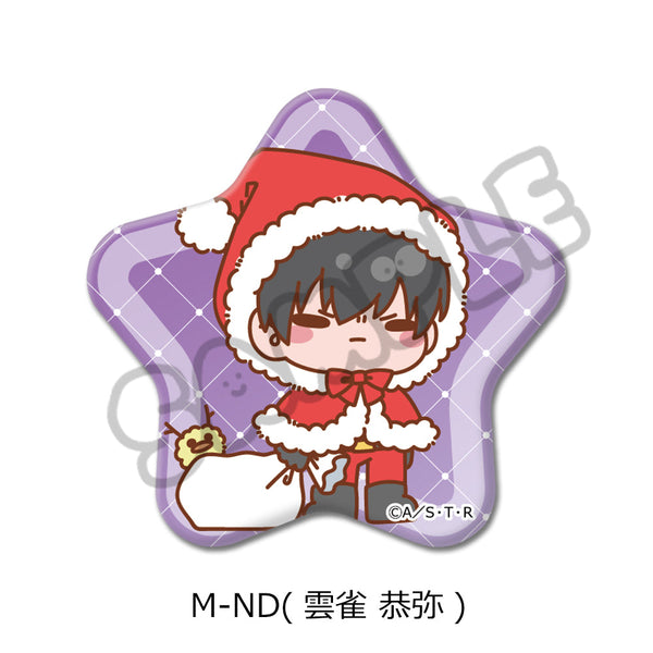 『家庭教師ヒットマンREBORN!』第4弾 星形缶バッジ M-ND 雲雀恭弥