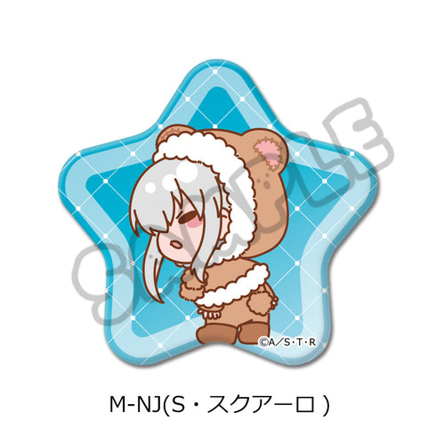 『家庭教師ヒットマンREBORN!』第4弾 星形缶バッジ M-NJ S・スクアーロ