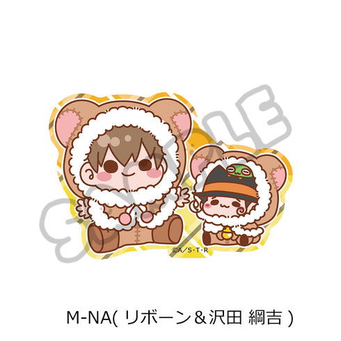 『家庭教師ヒットマンREBORN!』第4弾 クリアステッカー M-NA リボーン&沢田綱吉