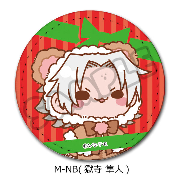 『家庭教師ヒットマンREBORN!』第4弾 レザーバッジ(丸形) M-NB 獄寺隼人