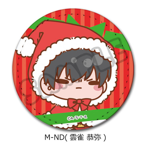 『家庭教師ヒットマンREBORN!』第4弾 レザーバッジ(丸形) M-ND 雲雀恭弥