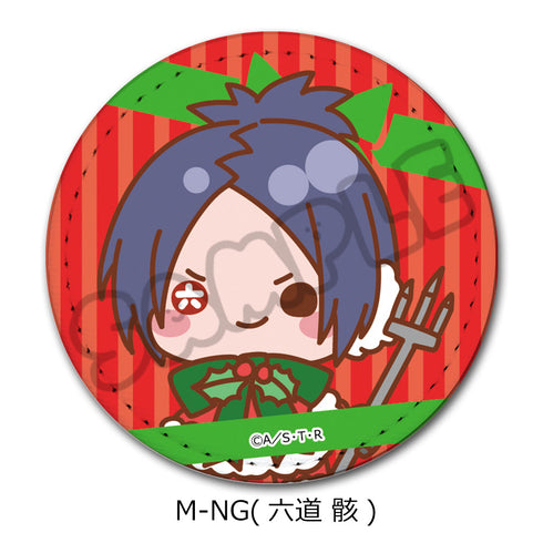 『家庭教師ヒットマンREBORN!』第4弾 レザーバッジ(丸形) M-NG 六道骸