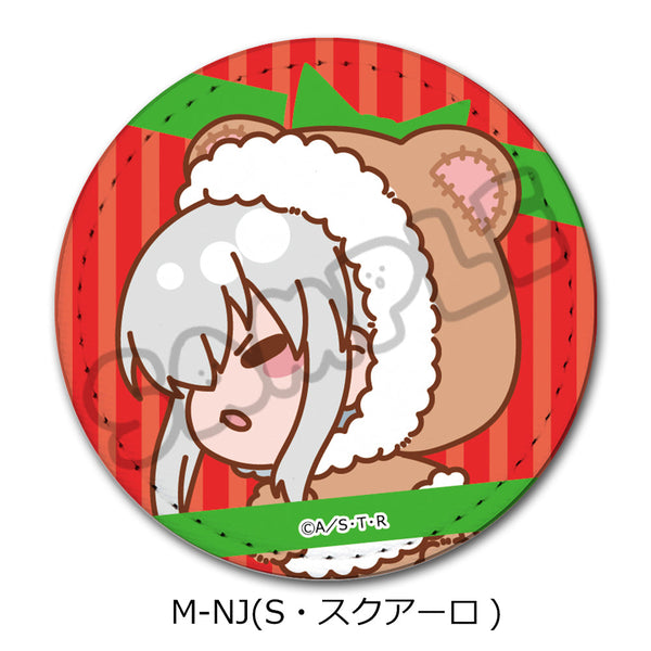 『家庭教師ヒットマンREBORN!』第4弾 レザーバッジ(丸形) M-NJ S・スクアーロ