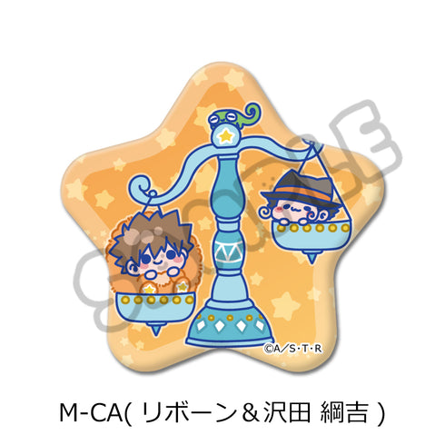 『家庭教師ヒットマンREBORN!』第5弾 星形缶バッジ M-CA リボーン&沢田綱吉