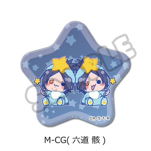 "The Hitman Reborn!" 5th Series Star-Shaped Pin Badge M-CG Mukuro Rokudo