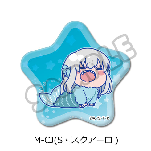 『家庭教師ヒットマンREBORN!』第5弾 星形缶バッジ M-CJ S・スクアーロ