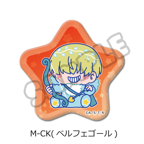 "The Hitman Reborn!" 5th Series Star-Shaped Pin Badge M-CK Belphegor