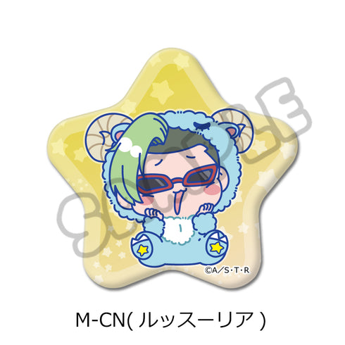 『家庭教師ヒットマンREBORN!』第5弾 星形缶バッジ M-CN ルッスーリア