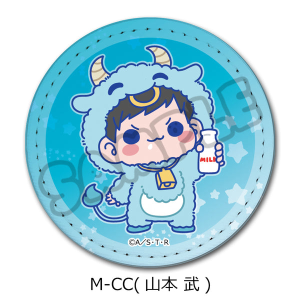 《家庭教师Hitman REBORN!》第5弹 皮革徽章(圆形) M-CC 山本武