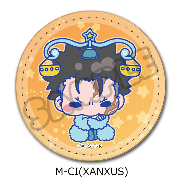 《家庭教师Hitman REBORN!》第5弹 皮革徽章(圆形) M-CI XANXUS