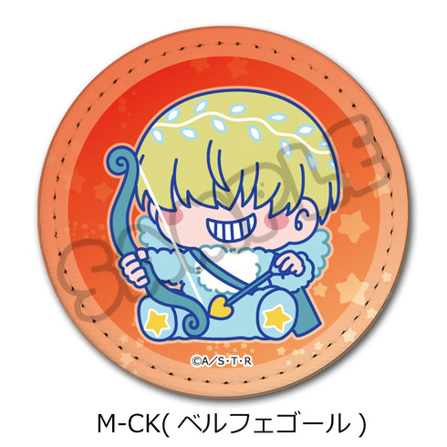 《家庭教師 Hitman REBORN!》第5彈 皮革徽章(圓形) M-CK 貝爾費戈爾