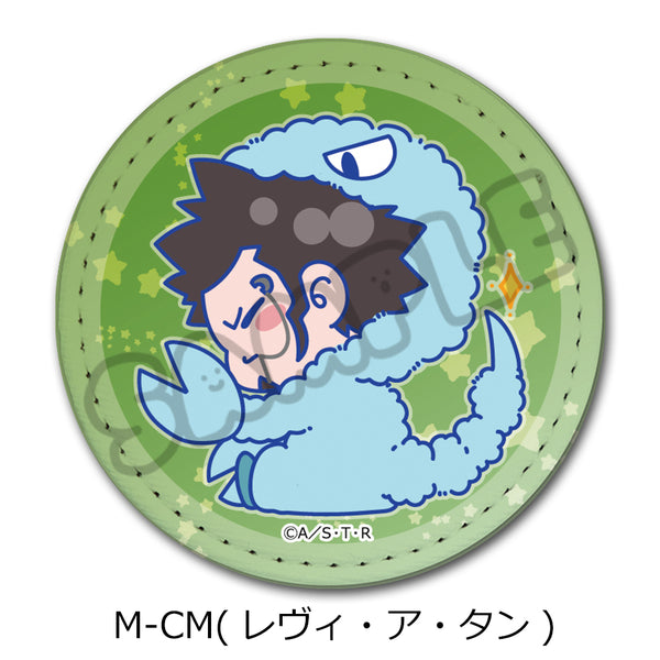 《家庭教师Hitman REBORN!》第5弹 皮革徽章(圆形) M-CM 雷维·阿·坦