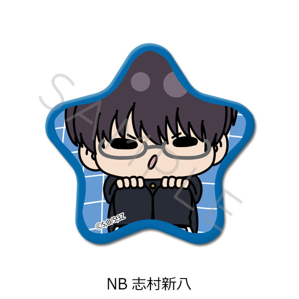 『3年Z組銀八先生』星型缶バッジ mochochoシリーズ第2弾 NB 志村新八
