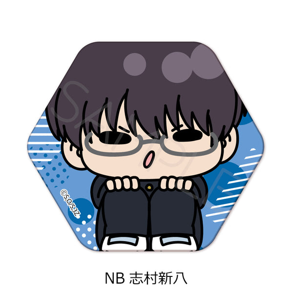 『3年Z組銀八先生』六角形缶バッジ mochochoシリーズ第2弾 NB 志村新八