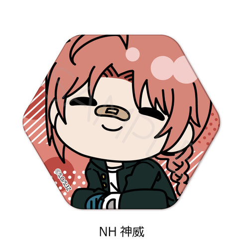 『3年Z組銀八先生』六角形缶バッジ mochochoシリーズ第2弾 NH 神威
