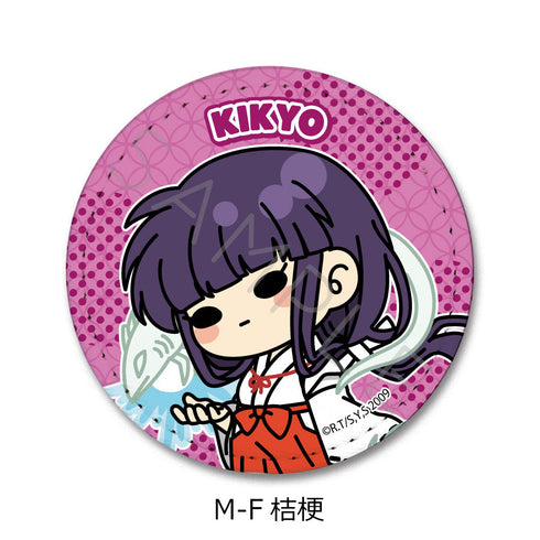 『犬夜叉』レザーバッジ M-F 桔梗