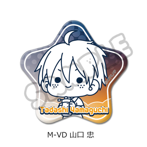 『ハイキュー!!』第8弾 星型缶バッジ(mochocho) M-VD 山口忠