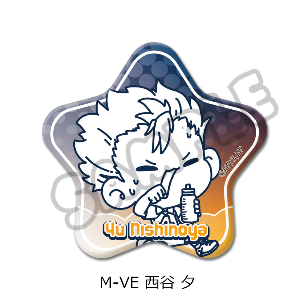 ハイキュー!!』第8弾 星型缶バッジ(mochocho) M-VE 西谷夕 – Anime