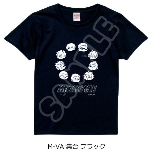 『ハイキュー!!』第8弾 Tシャツ M-VA 集合 ブラック Mサイズ