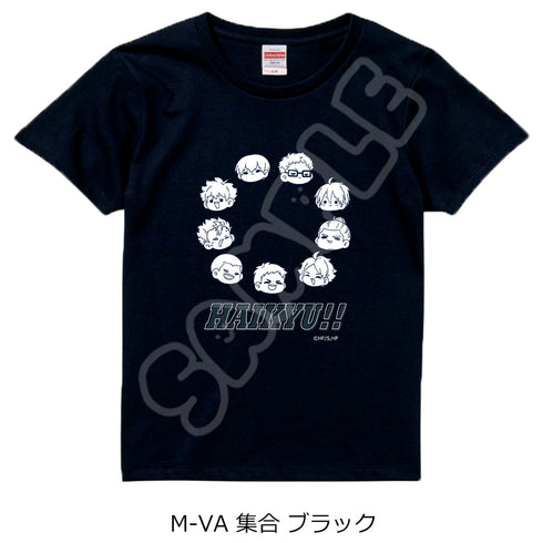 『ハイキュー!!』第8弾 Tシャツ M-VA 集合 ブラック Lサイズ