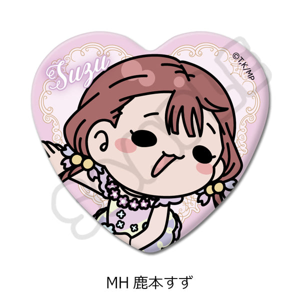 『メダリスト』ハート型缶バッジ MH 鹿本すず