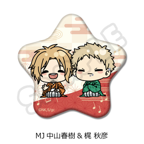 "Given: To the Sea" Star-Shaped Pin Badge MJ Haruki Nakayama & Akihiko Kaji