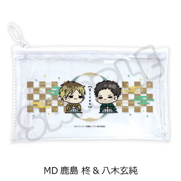 "Given: To the Sea" Flat Clear Pouch MD Shu Kashima & Genjun Yagi
