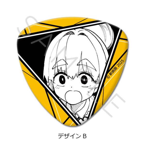 『ダンジョンバンド』ピック型缶バッジ デザインB