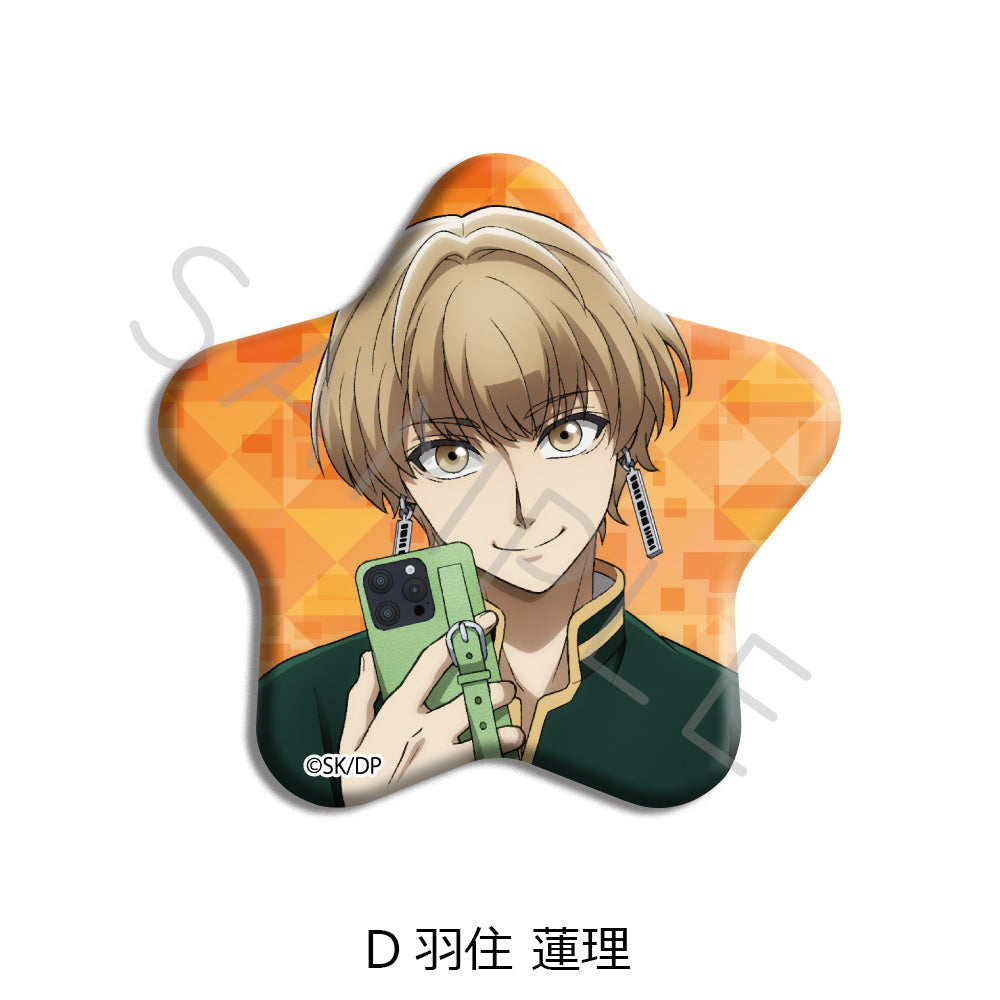 デッドアカウント』星型缶バッジ D 羽住蓮理 - Anime Store.JP